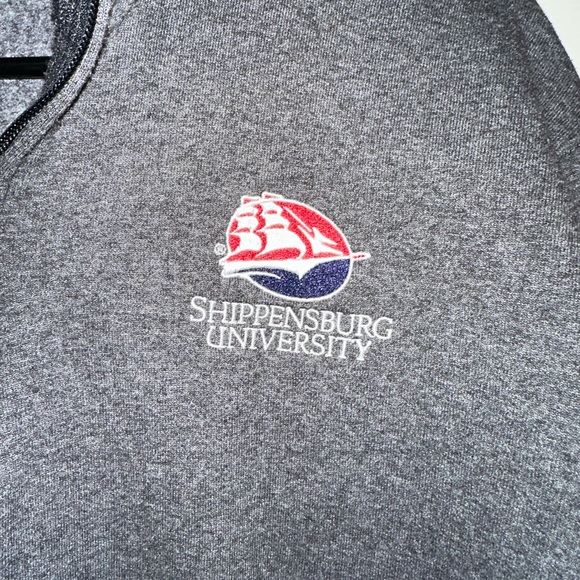 Grey Shippensburg University Quarterzip - Picture 2 of 5